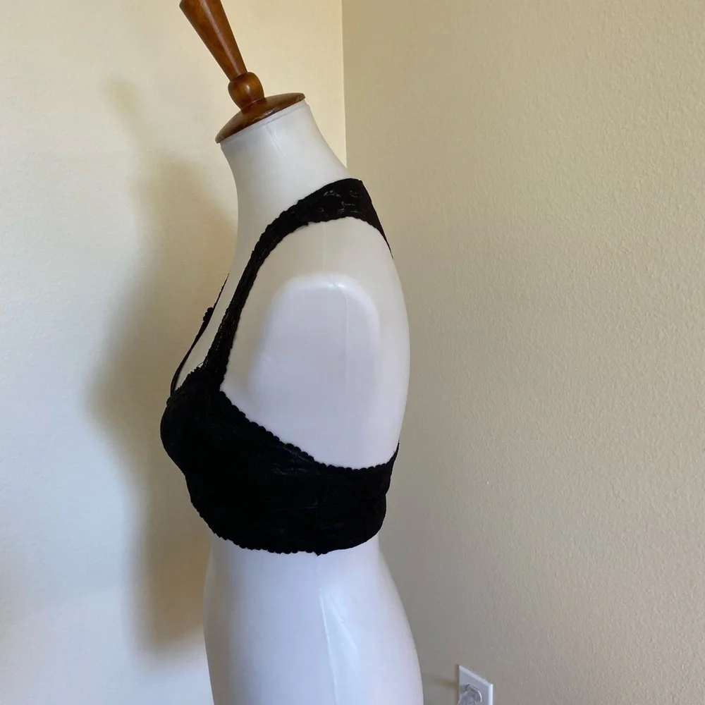 Intimately Free People Women’s Bra Black Size Medium Lace Bralette